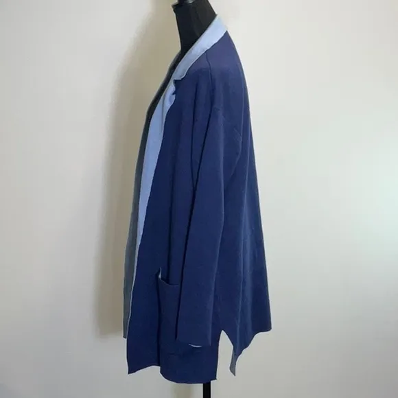 Isaac Mizrahi Live! Two Tone Double Knit Sweater NWOT