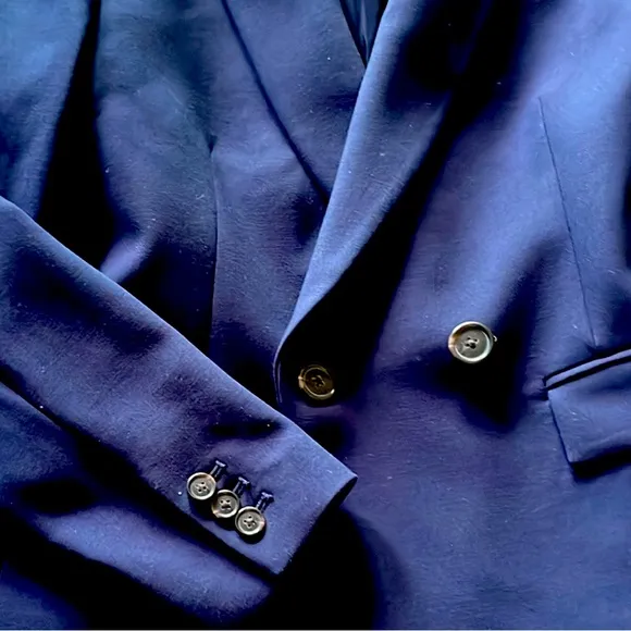 J Crew Dover Navy Blue Stretch Blazer Size 2P