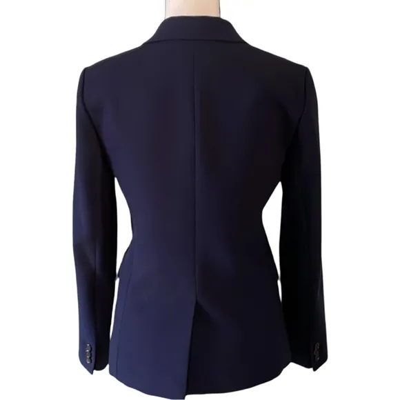 J Crew Dover Navy Blue Stretch Blazer Size 2P