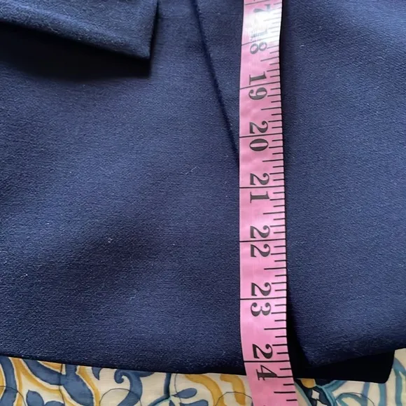 J Crew Dover Navy Blue Stretch Blazer Size 2P