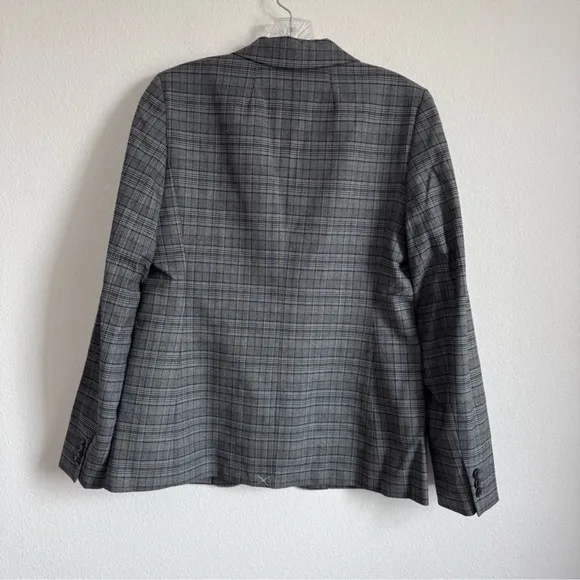 J. Crew Factory Plaid One Button Blazer Size: 6, NWT