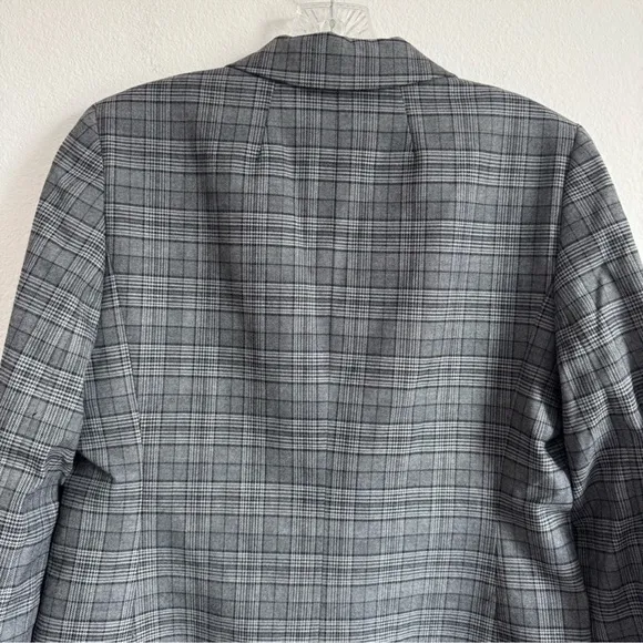 J. Crew Factory Plaid One Button Blazer Size: 6, NWT