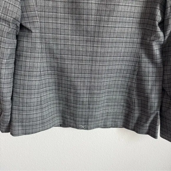 J. Crew Factory Plaid One Button Blazer Size: 6, NWT