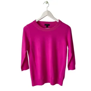 J. Crew Fuchsia Wool Sweater Size XS
