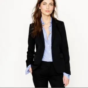 J Crew Suiting double breasted wool blazer size 2