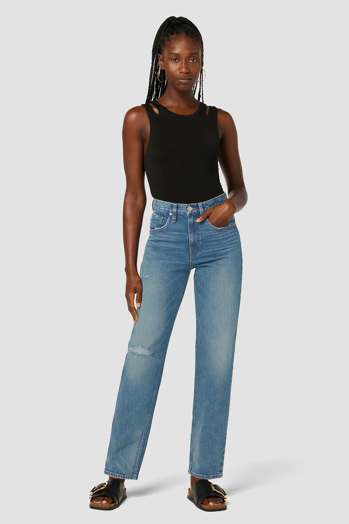 James High-Rise Barrel Jean