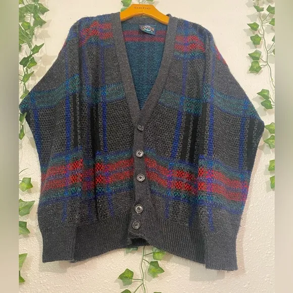 JANTZEN Cardigan Kurt Cobain Knit Size M Vintage’s