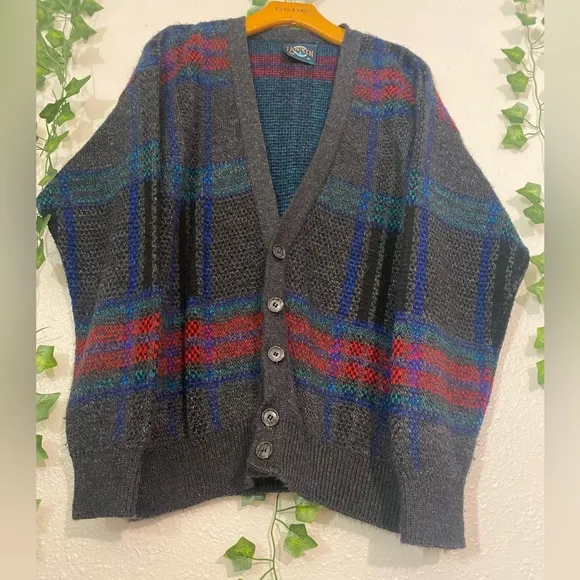 JANTZEN Cardigan Kurt Cobain Knit Size M Vintage’s