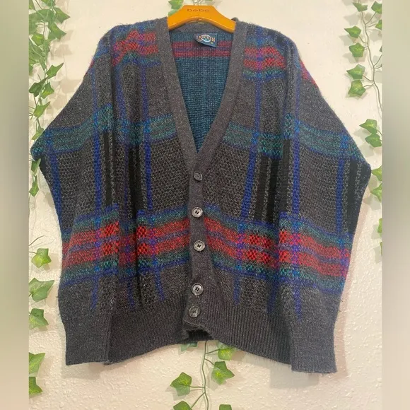 JANTZEN Cardigan Kurt Cobain Knit Size M Vintage’s