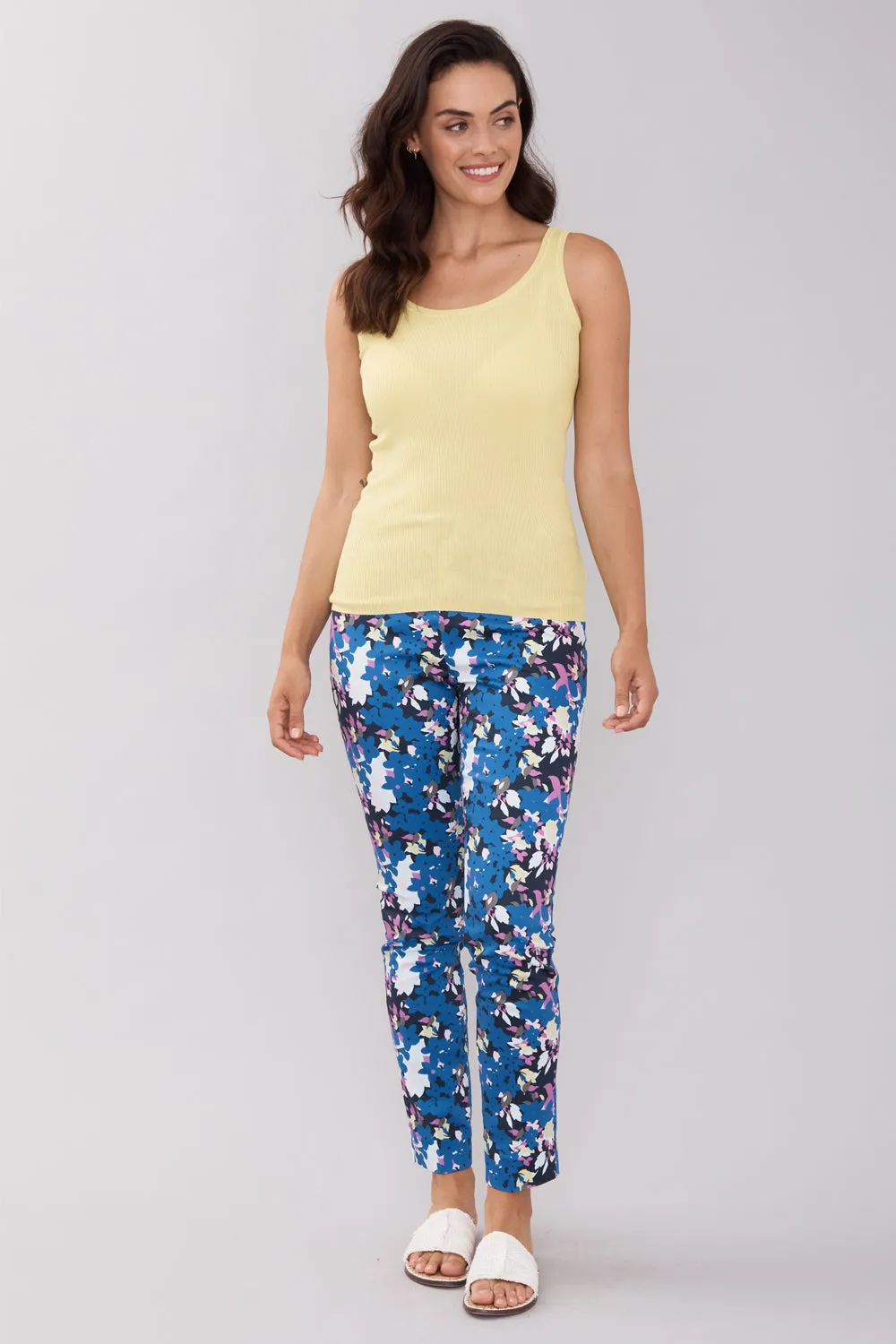 Jasmine Pant - Colorful Bouquet: FINAL SALE