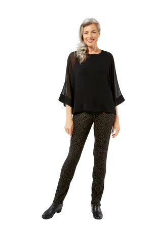 Jasmine Pant - Print Knit: FINAL SALE