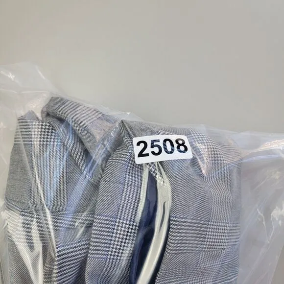 J.Crew Harriet Belted Blazer Plaid Womens 8 Career Business Work Office