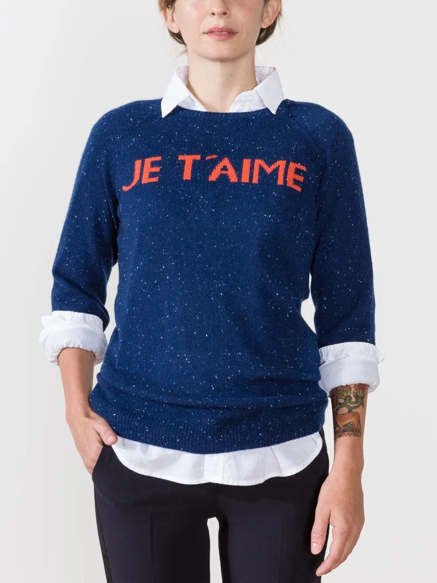 je t'aime sweater