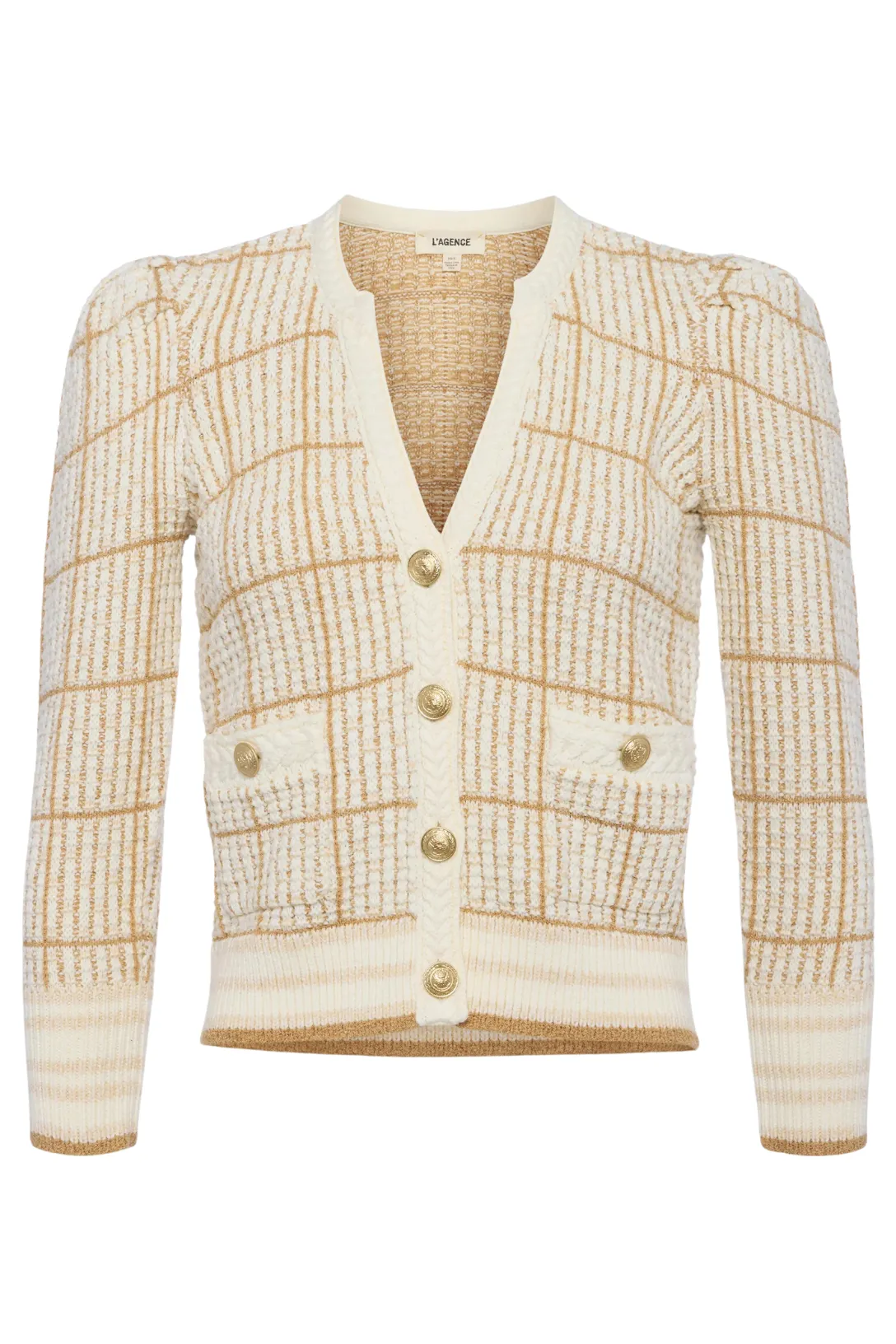 Jenni Cardigan | Ivory / Cappuccino Multi