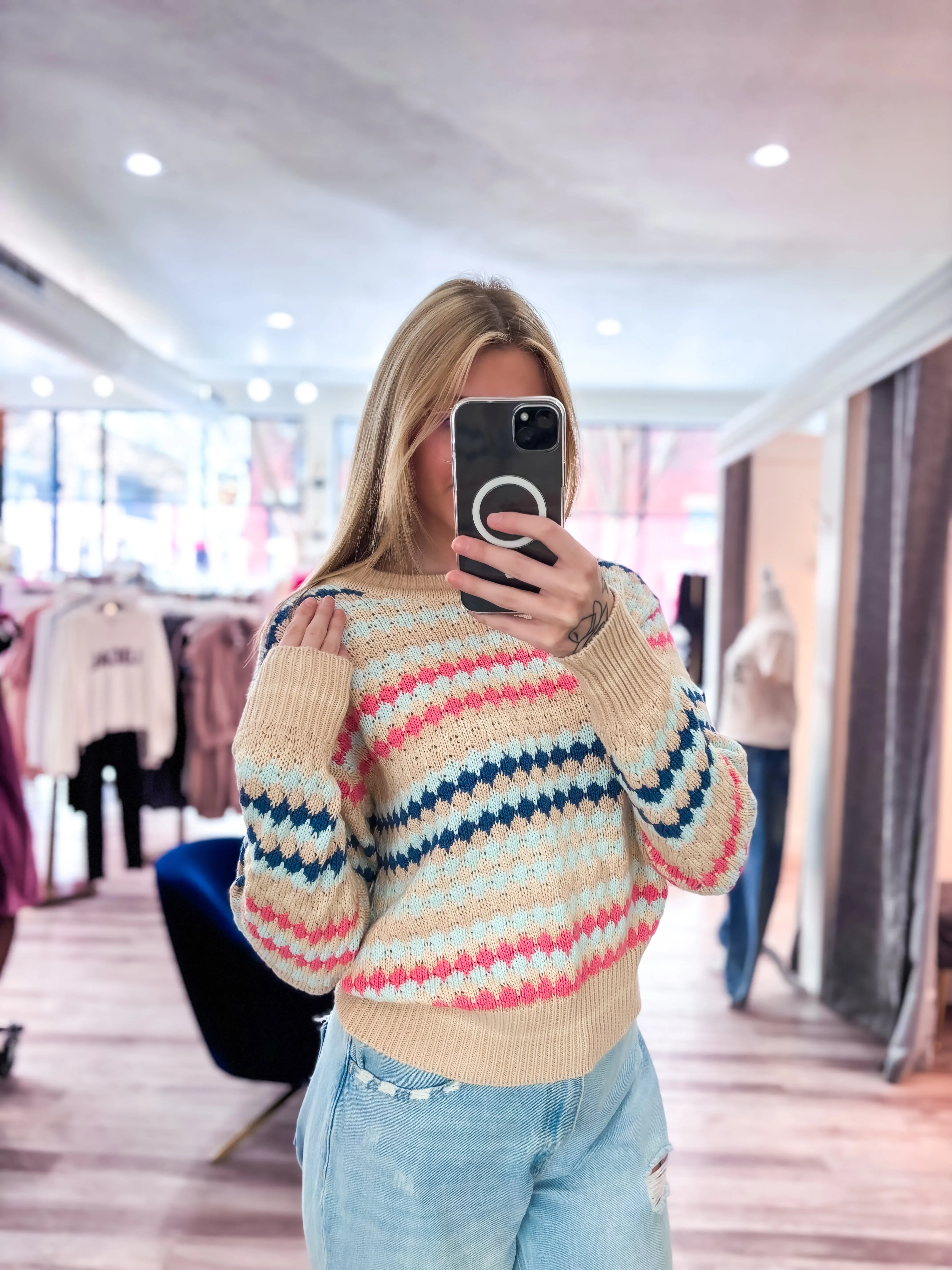 Jewel Sweater - Spring Fling