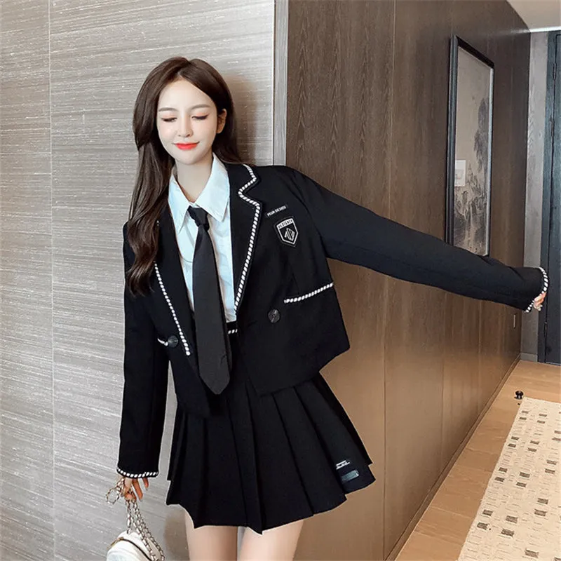 JFASHION BLAZER   PLEATED SKIRT SUIT N092304