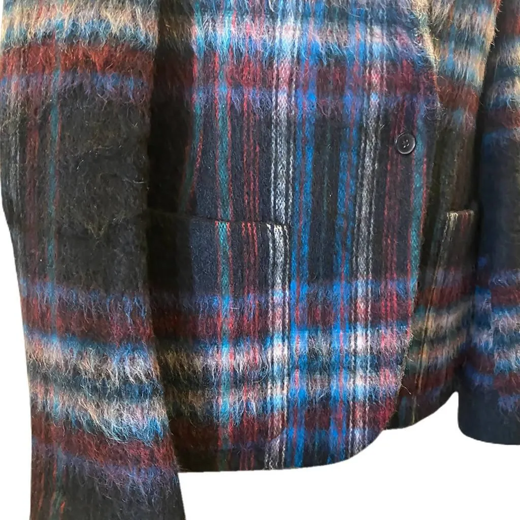 JIL SANDER Plaid Mohair Blazer | EU 40