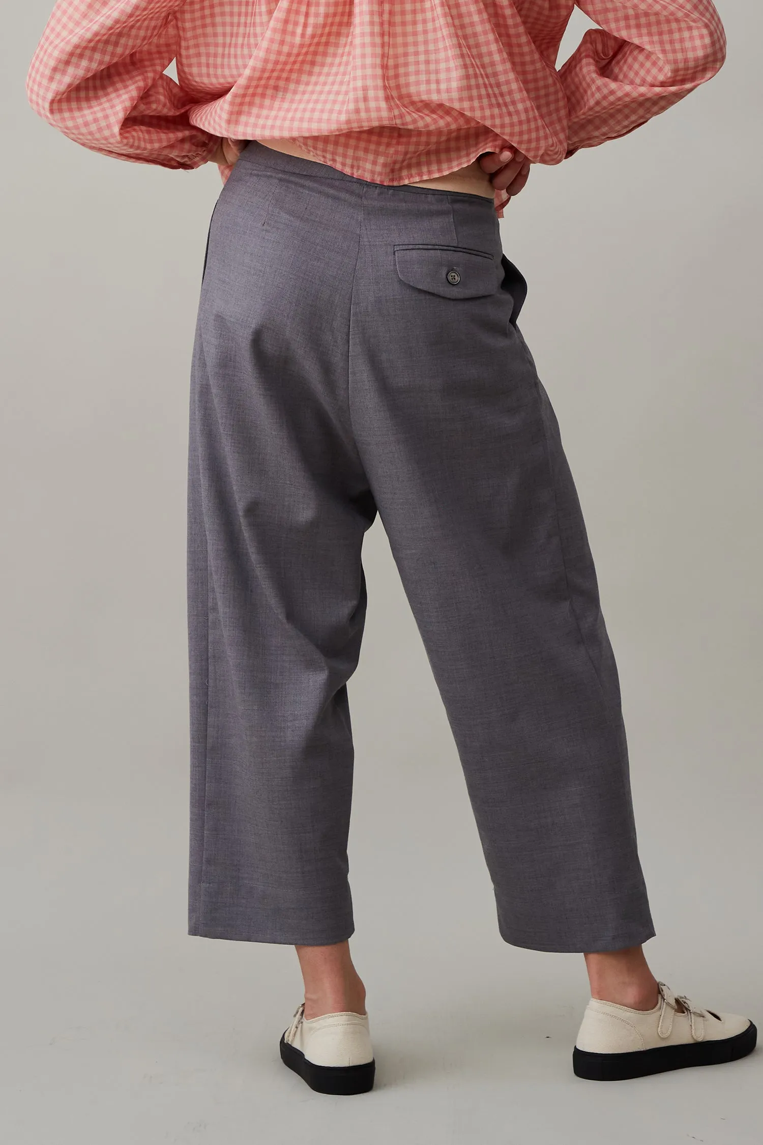 JOSEPH PANT | CHARCOAL WOOL