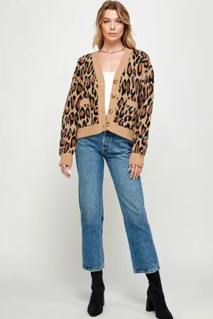 K76 LEOPARD CARDIGAN