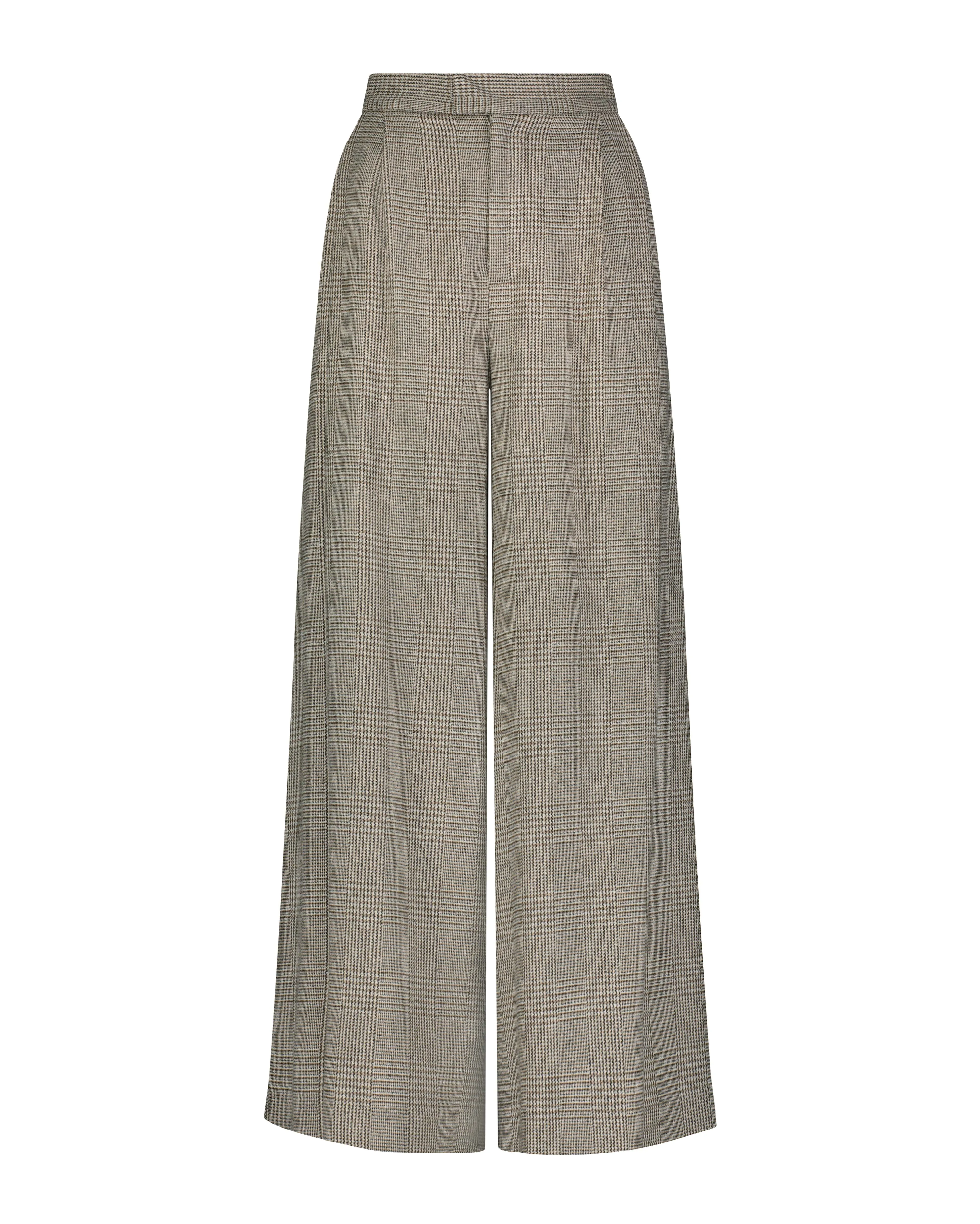 Katherine Pant in Chai Plaid
