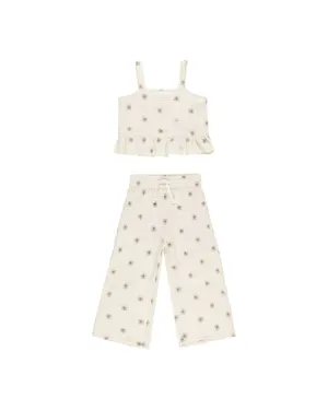 Kayli Set || Blue Daisies