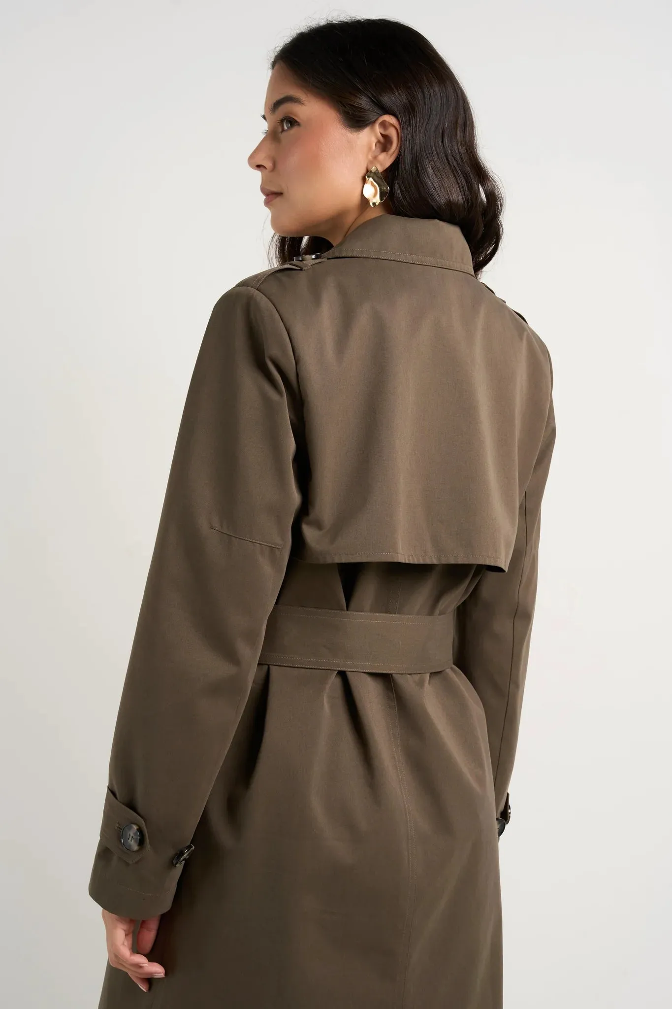 Kensington Trench Coat Khaki