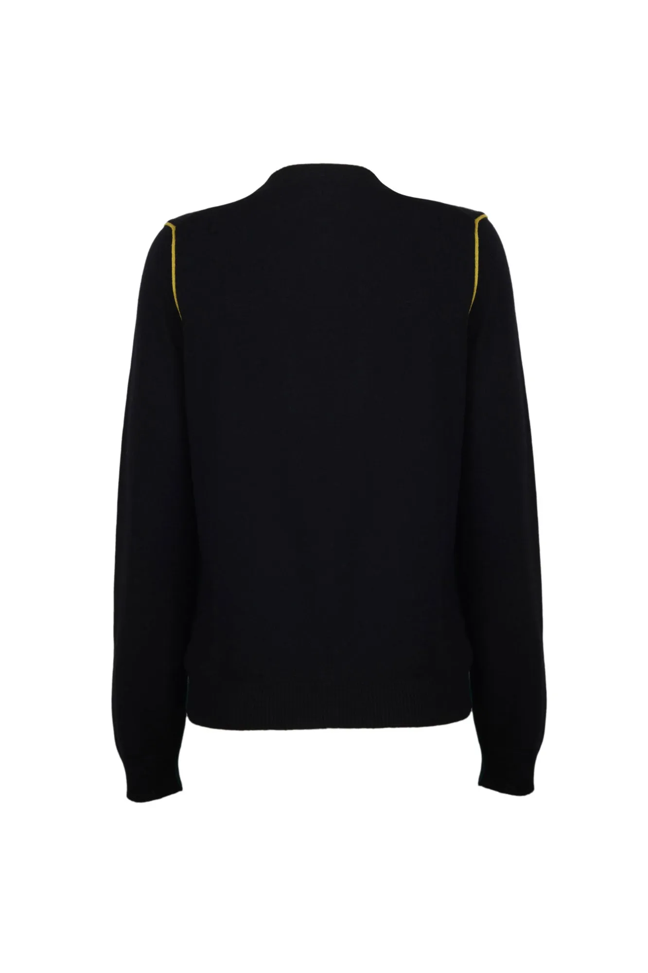 KNITWEAR CARDIGAN WITH COLOUR DETAIL