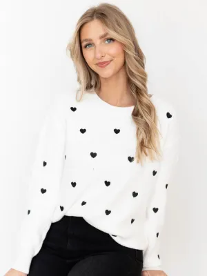 Lightweight Heart Sweater