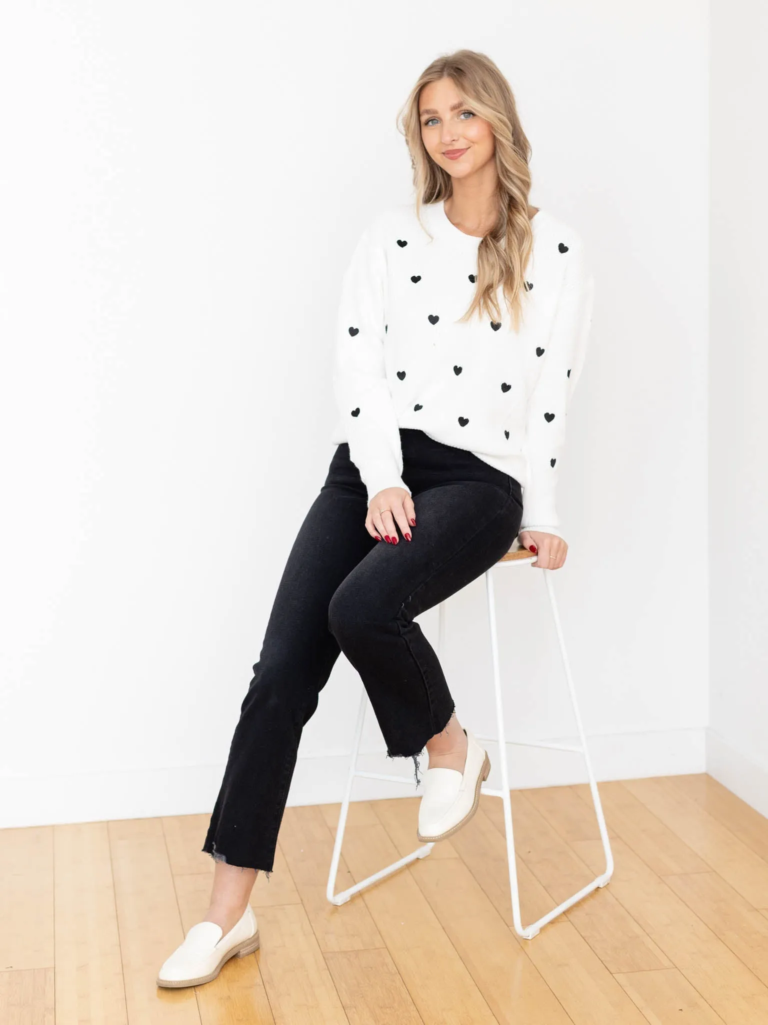 Lightweight Heart Sweater