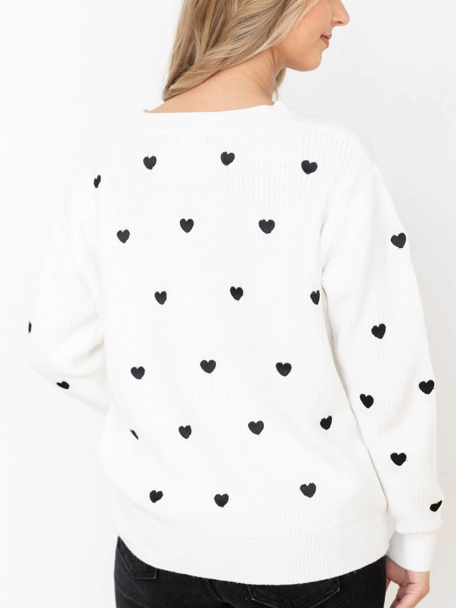 Lightweight Heart Sweater