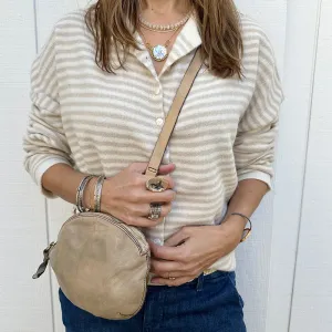 Lightweight Piper Striped Cardigan