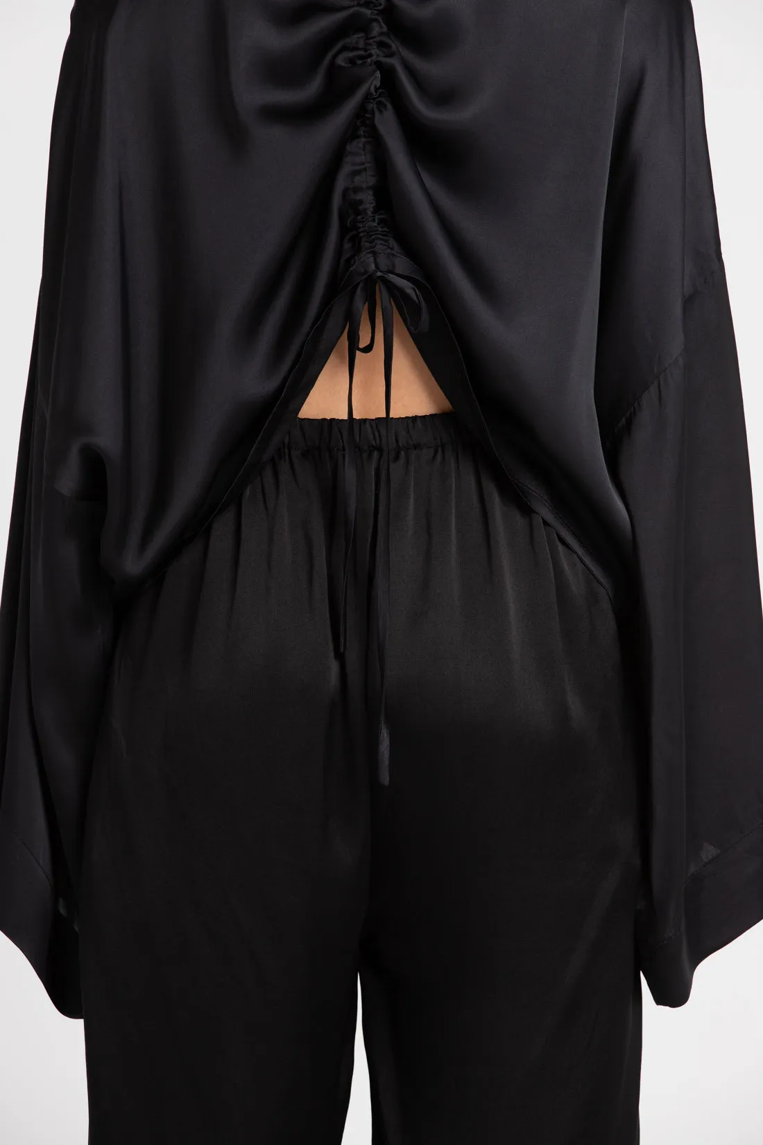 Ling Silk Blouse Black