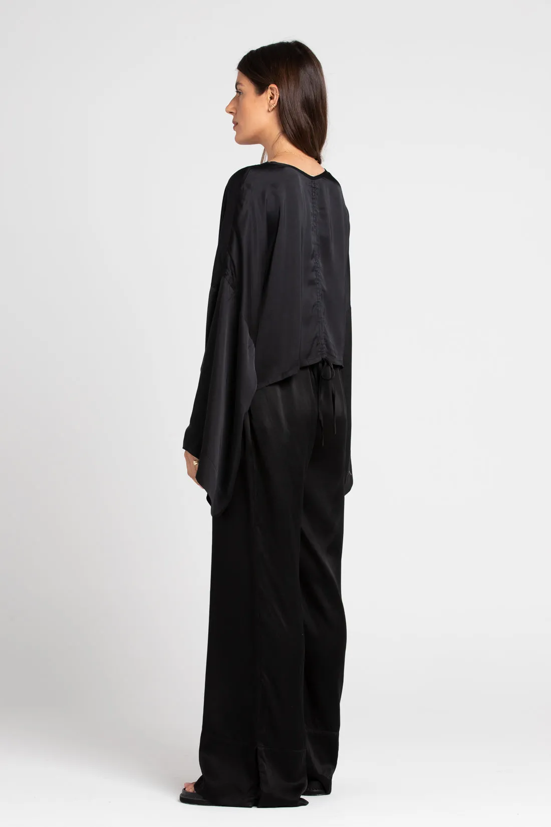 Ling Silk Blouse Black