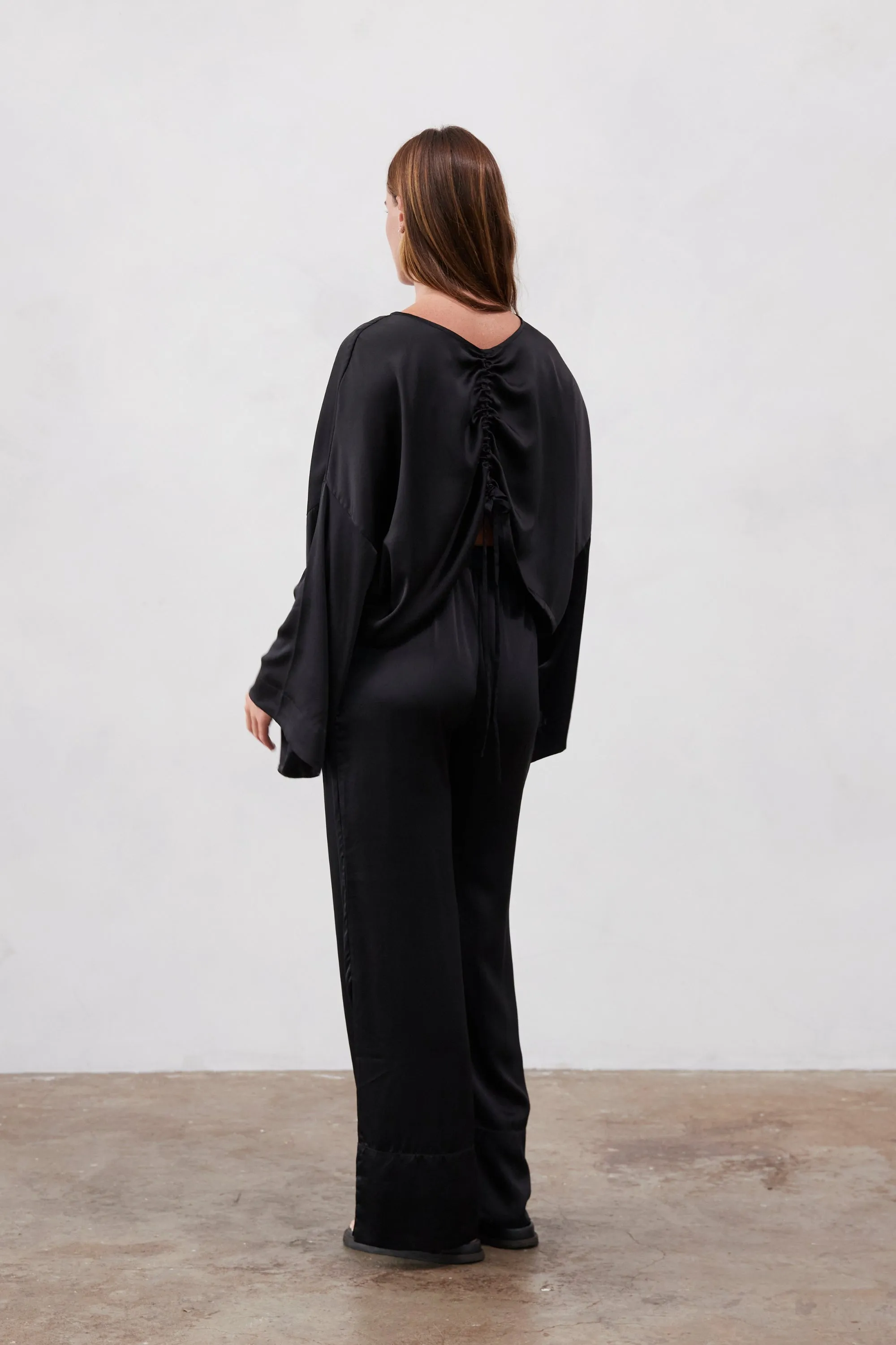 Ling Silk Blouse Black