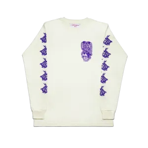 LOCO MOSQUITO LOGO LONG SLEEVE T-SHIRT (VIOLET)