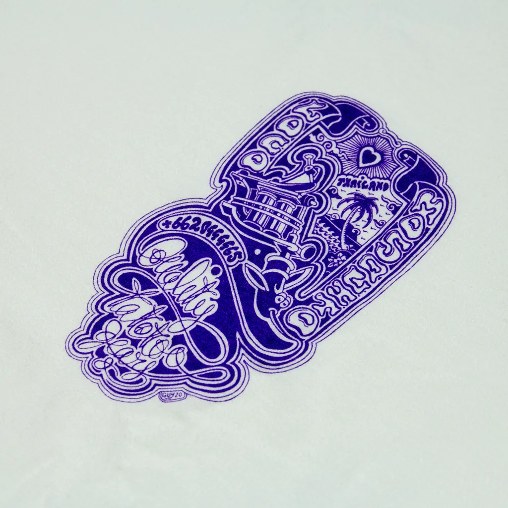 LOCO MOSQUITO LOGO LONG SLEEVE T-SHIRT (VIOLET)