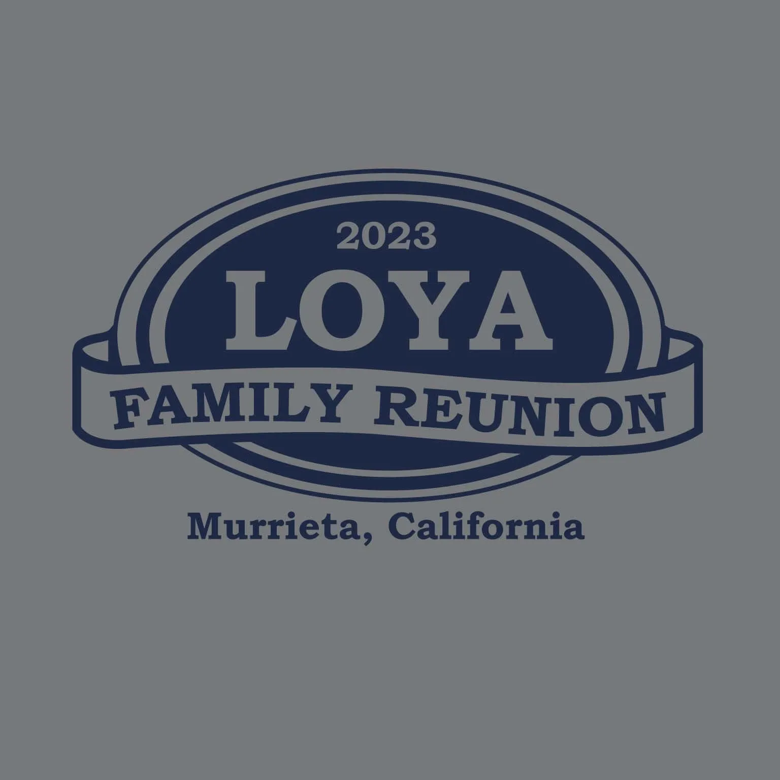 Logo Family Reunion T-Shirt Design R1-33