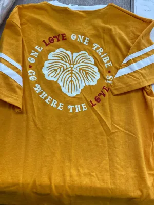 LOGO T SHIRT V NECK & STRIPES