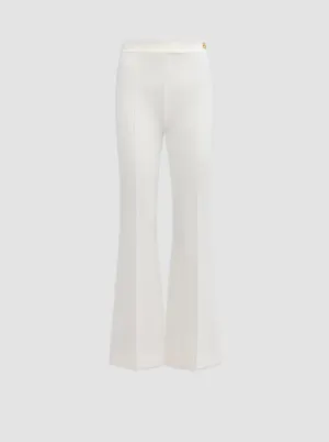 LOLA jersey crop Pant White