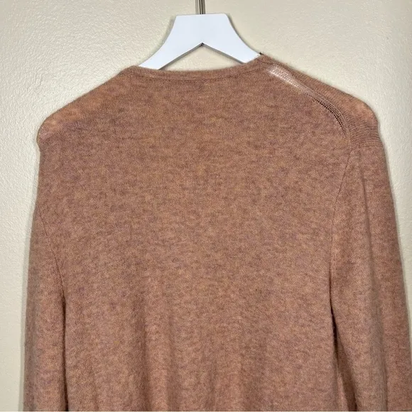 Madewell Kent Cardigan Sweater in Coziest Yarn Pink Womens XS Wool Alpaca