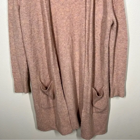 Madewell Kent Cardigan Sweater in Coziest Yarn Pink Womens XS Wool Alpaca