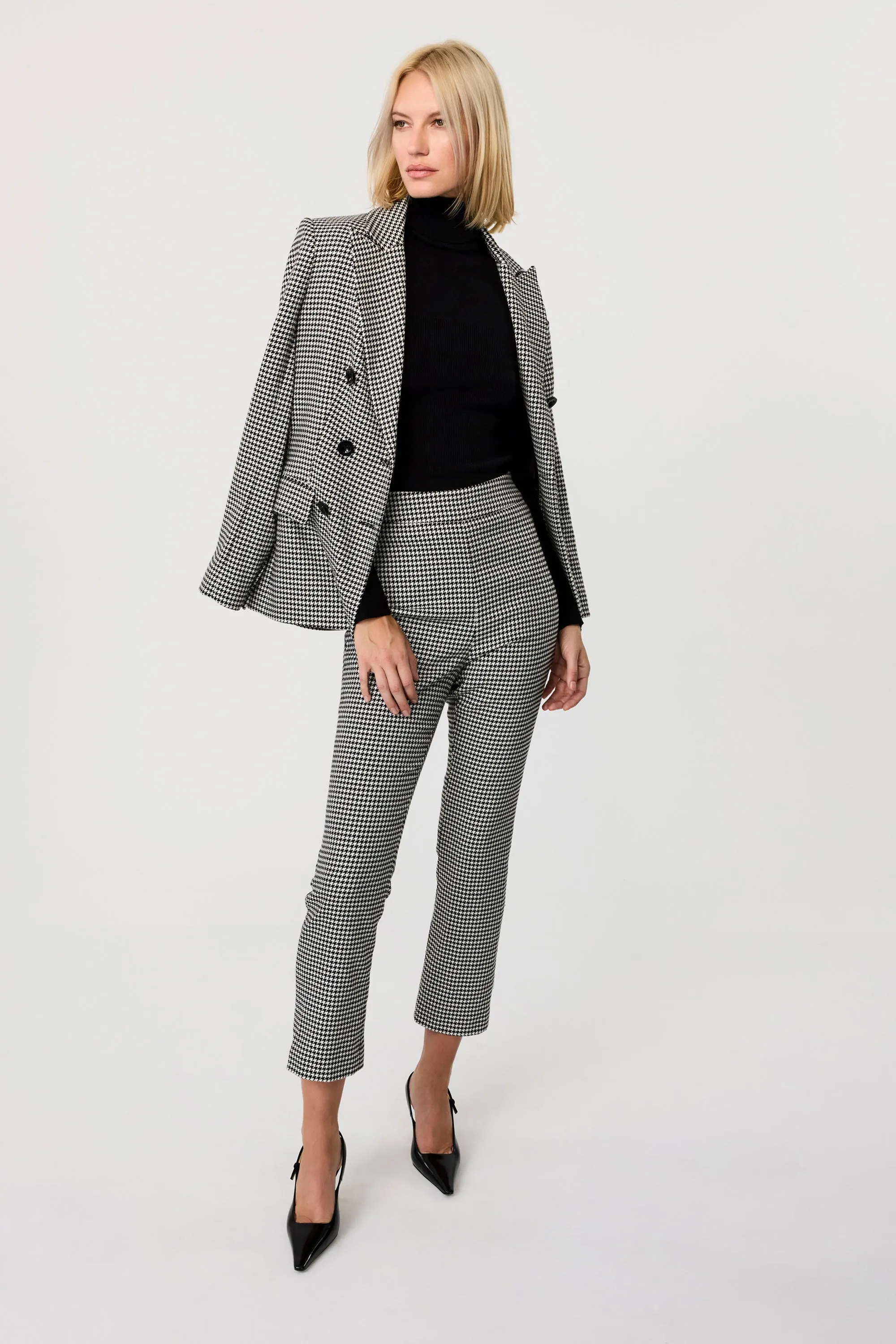 Magnolia Houndstooth Blazer