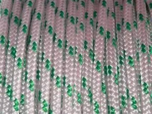 Marine Rope - White with Green Flecks - 14mm*