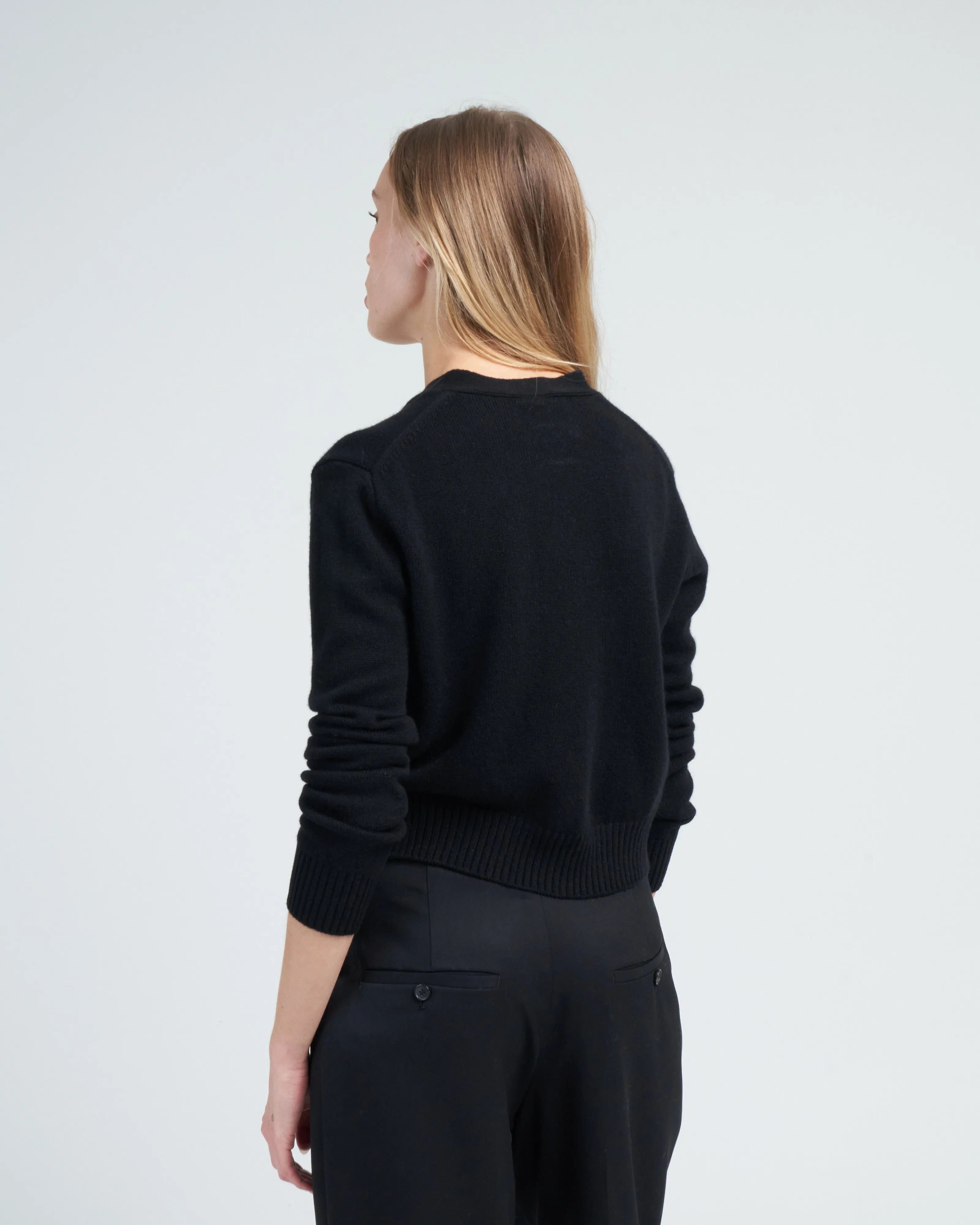 marion cardigan - black