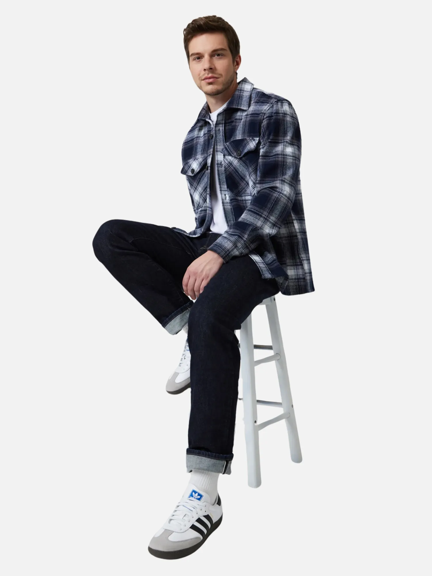 Mavi Marcus Slim Straight Jean - Deep Selvedge