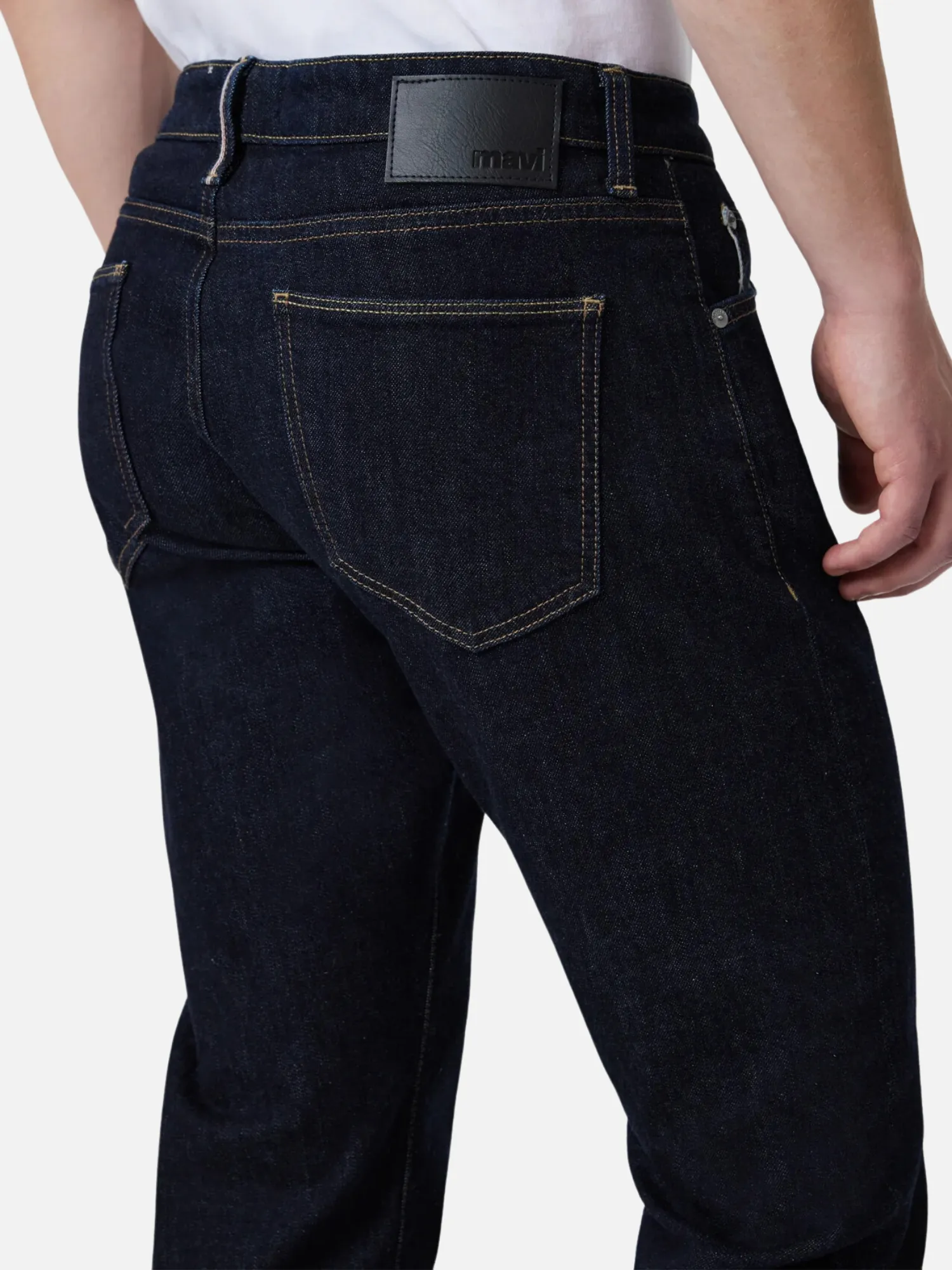 Mavi Marcus Slim Straight Jean - Deep Selvedge