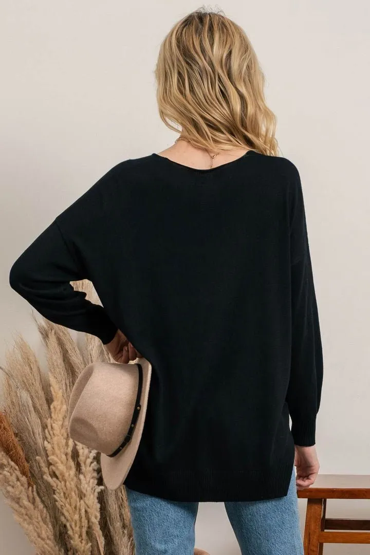 Meet Me at Midnight Pullover Sweater