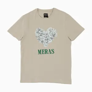 Men's Money Heart Graphic Short Sleeve T Shirt