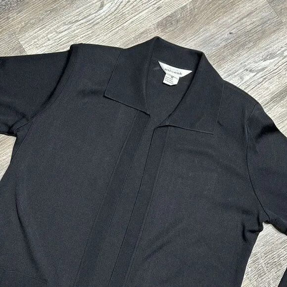 Misook • medium • black • all seasons, cardigan sweater • LIKE NEW