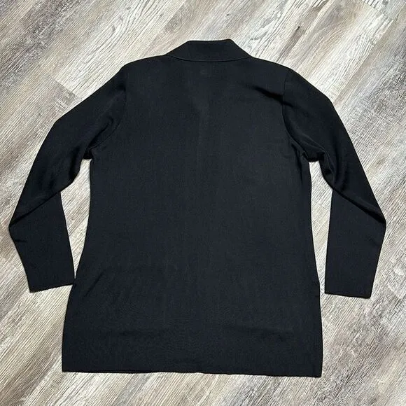 Misook • medium • black • all seasons, cardigan sweater • LIKE NEW